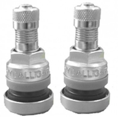 Metallventile 31 mm, 2-er Set, f�r Reifendruckkontrolle TireMoni